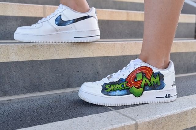 space jam shoes custom