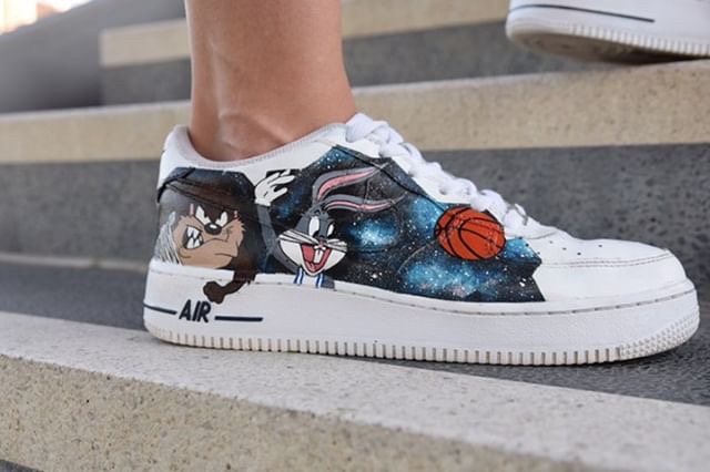 space jam air force ones